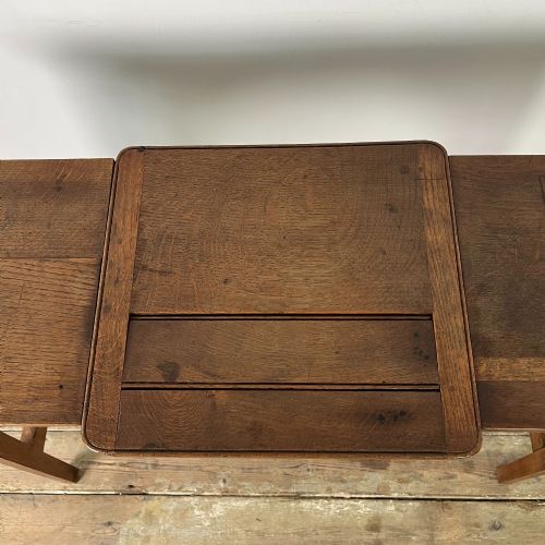 ARTS AND CRAFTS OAK READING TABLE - ADDITIONAL PHOTO 7