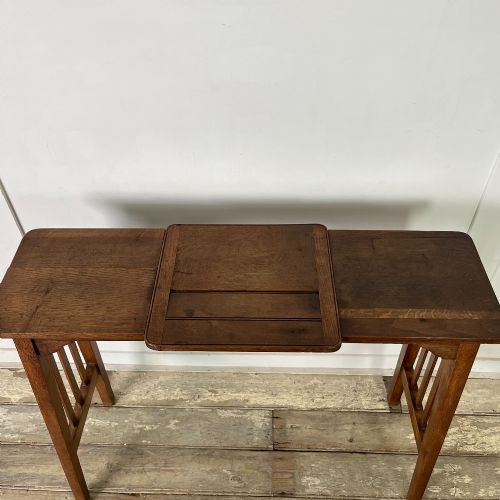 ARTS AND CRAFTS OAK READING TABLE - ADDITIONAL PHOTO 11