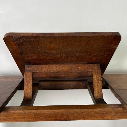 ARTS AND CRAFTS OAK READING TABLE - ADDITIONAL PHOTO 12