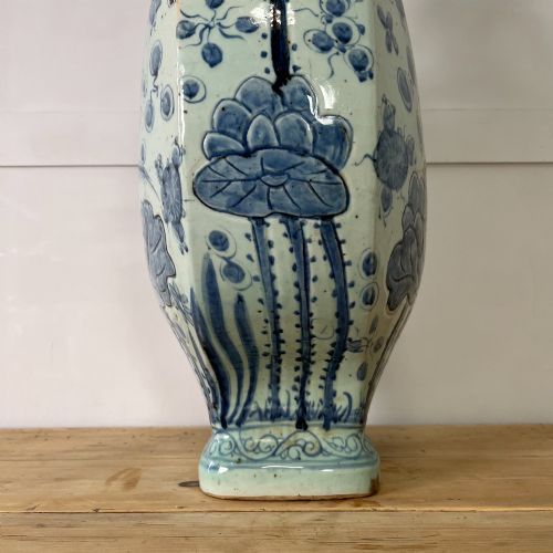 EXTRA LARGE CHINESE STYLE PORCELAIN MOON FLASK - ADDITIONAL PHOTO 7