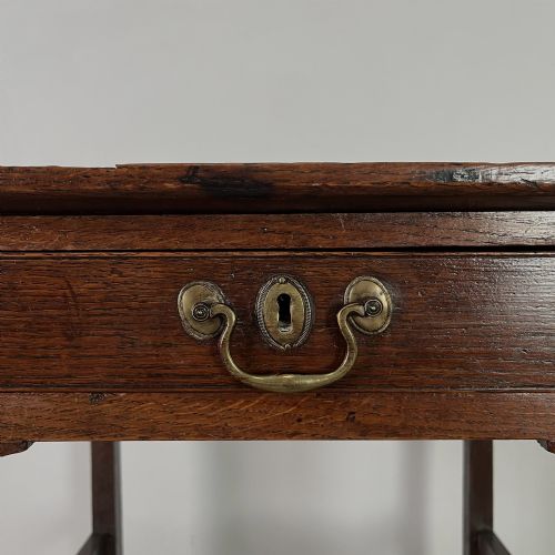 EARLY 19TH C OAK SIDE TABLE - ADDITIONAL PHOTO 8