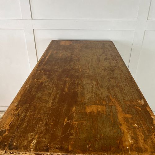 LARGE VICTORIAN PAINTED PINE SCHOOL CUPBOARD - ADDITIONAL PHOTO 7