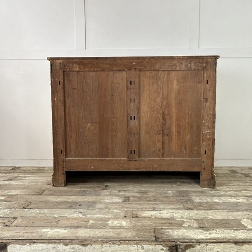 LARGE VICTORIAN PAINTED PINE SCHOOL CUPBOARD - ADDITIONAL PHOTO 9