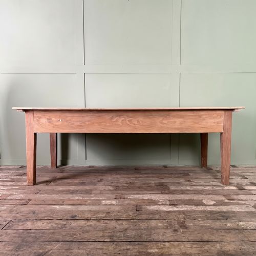 EARLY 19TH C SYCAMORE AND PINE DAIRY PREP TABLE - ADDITIONAL PHOTO 3