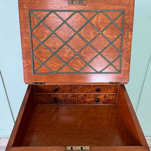 19TH C GILLOW CO DAVENPORT - ADDITIONAL PHOTO 2