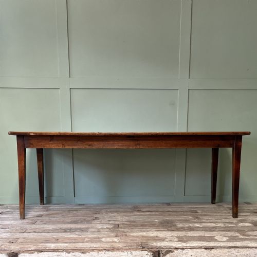 19TH C FRENCH CHERRYWOOD FARMHOUSE TABLE - ADDITIONAL PHOTO 1