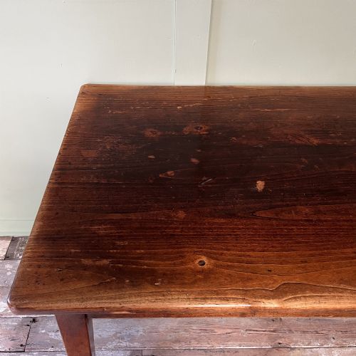 19TH C FRENCH CHERRYWOOD FARMHOUSE TABLE - ADDITIONAL PHOTO 6