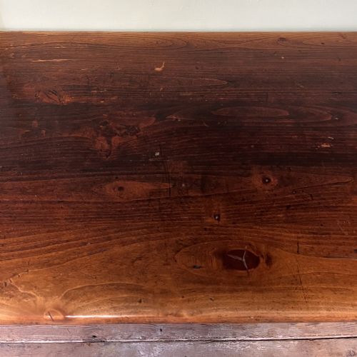 19TH C FRENCH CHERRYWOOD FARMHOUSE TABLE - ADDITIONAL PHOTO 7