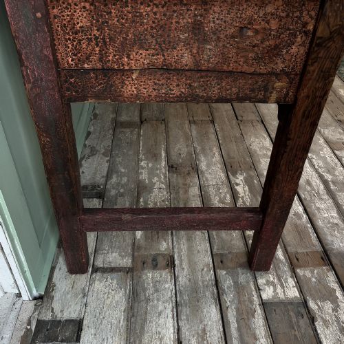 EARLY 19TH C PINE SERVING TABLE - ADDITIONAL PHOTO 3