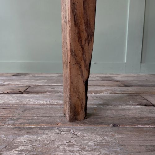 ANTIQUE EARLY 19TH C FRENCH OAK BAKERS PREP TABLE - ADDITIONAL PHOTO 6