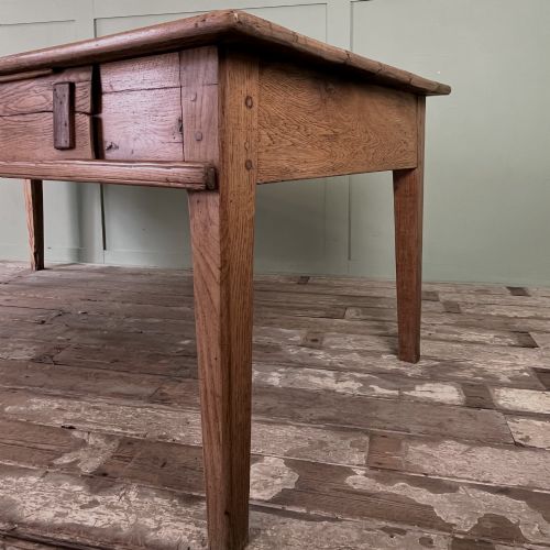 ANTIQUE EARLY 19TH C FRENCH OAK BAKERS PREP TABLE - ADDITIONAL PHOTO 10