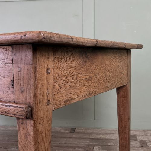 ANTIQUE EARLY 19TH C FRENCH OAK BAKERS PREP TABLE - ADDITIONAL PHOTO 12