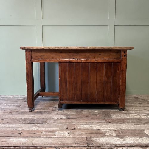 EARLY 20TH C PINE BAKERS PREP TABLE - ADDITIONAL PHOTO 9