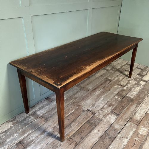 19TH C FRENCH CHERRYWOOD FARMHOUSE TABLE 2M - ADDITIONAL PHOTO 8