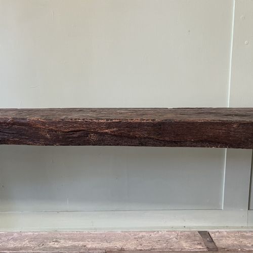 LONG EARLY 19TH C OAK BENCH - ADDITIONAL PHOTO 3