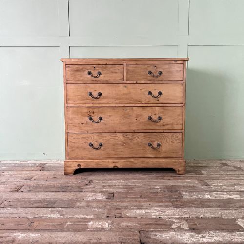 Antique Victorian Pine Chest of Drawers