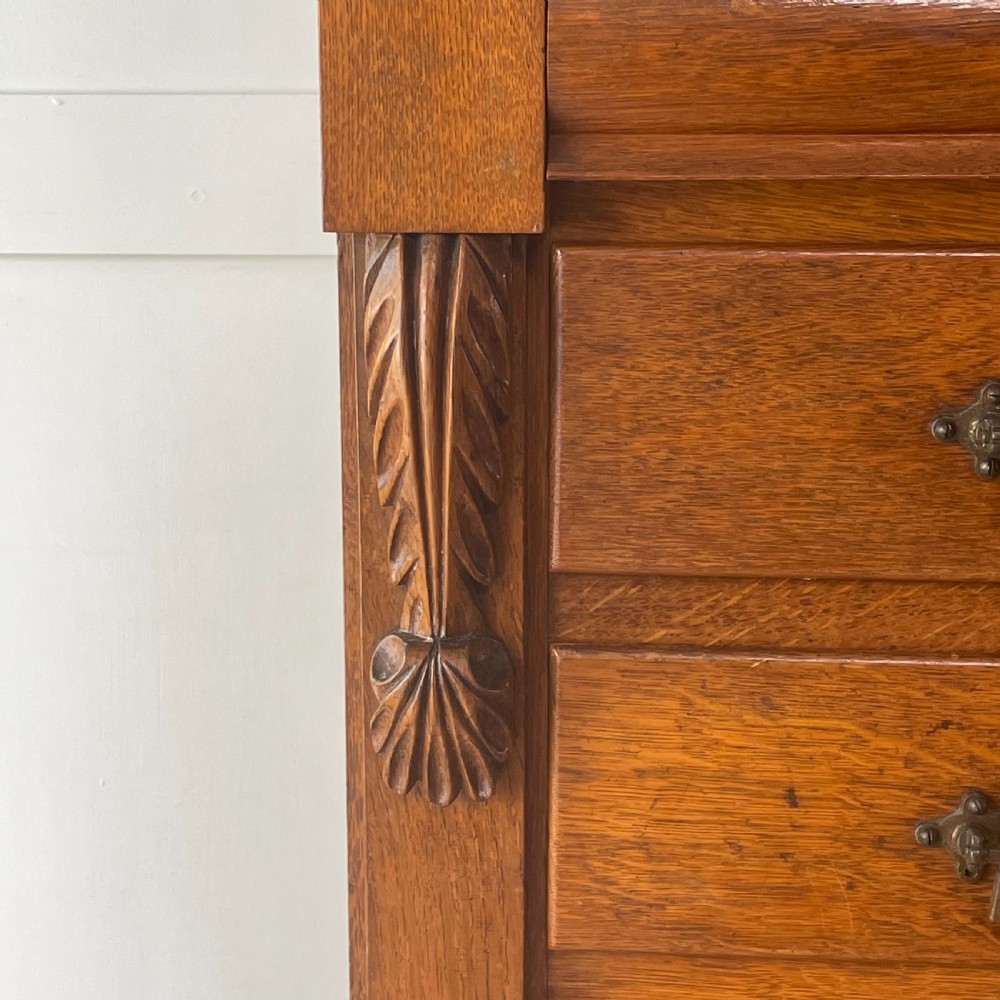 C.1900 Oak Chest of Drawers View V