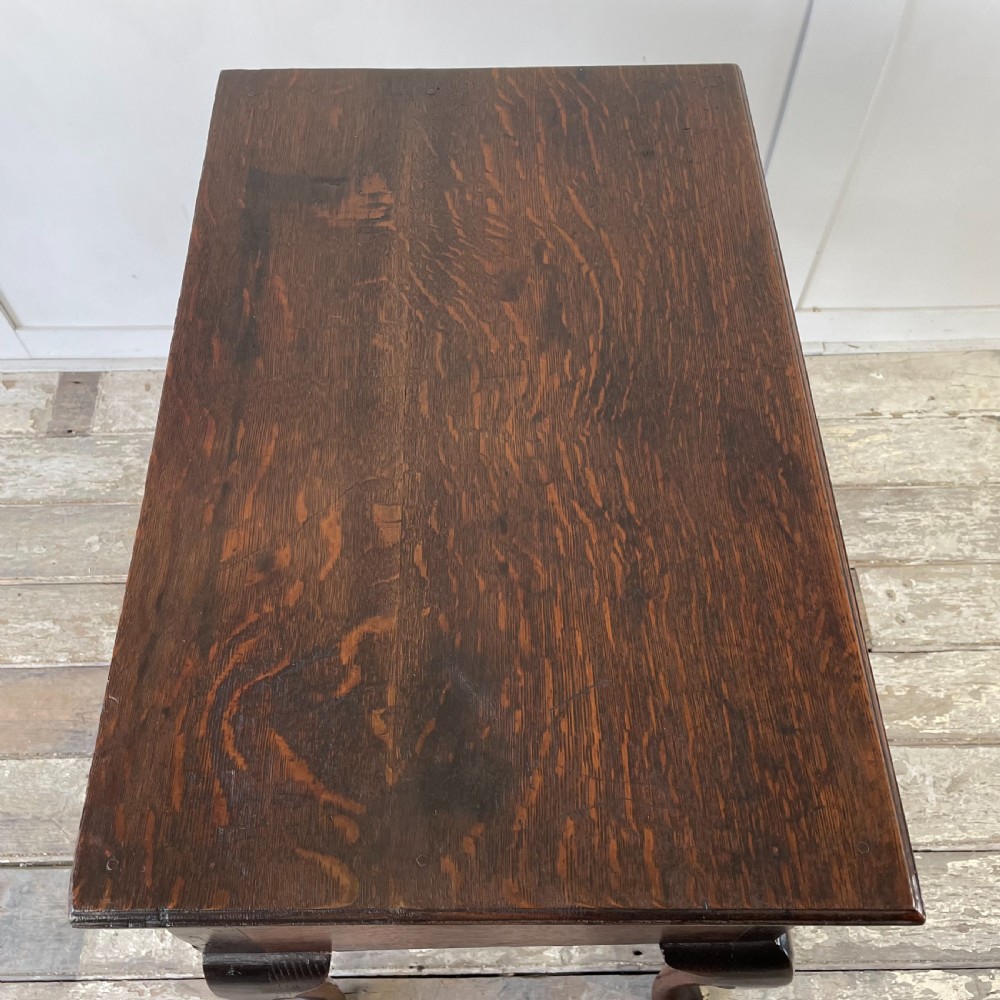 18th C. Oak Low Boy View XI