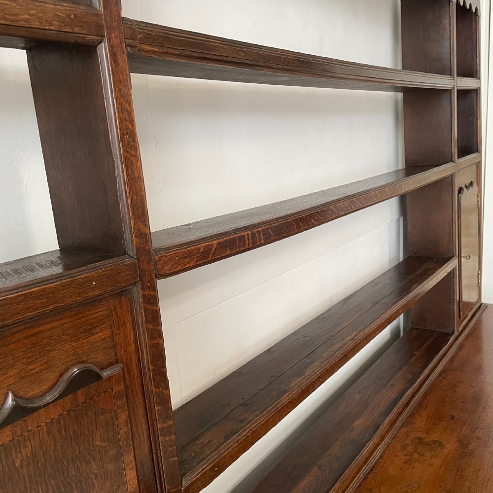 18th C. Oak Shropshire Dresser View XII