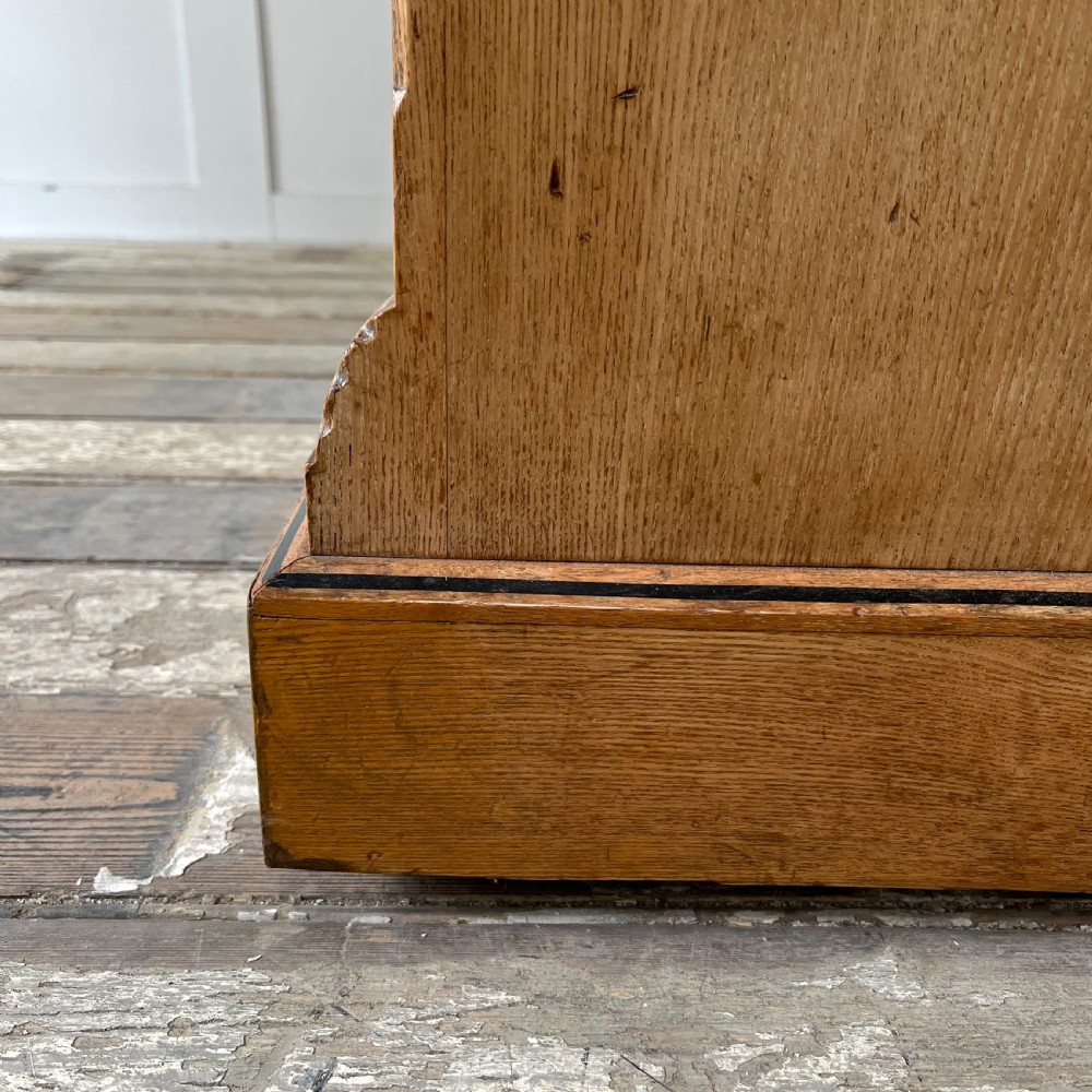 Aesthetic Movement Ash Kneehole Desk View XIV