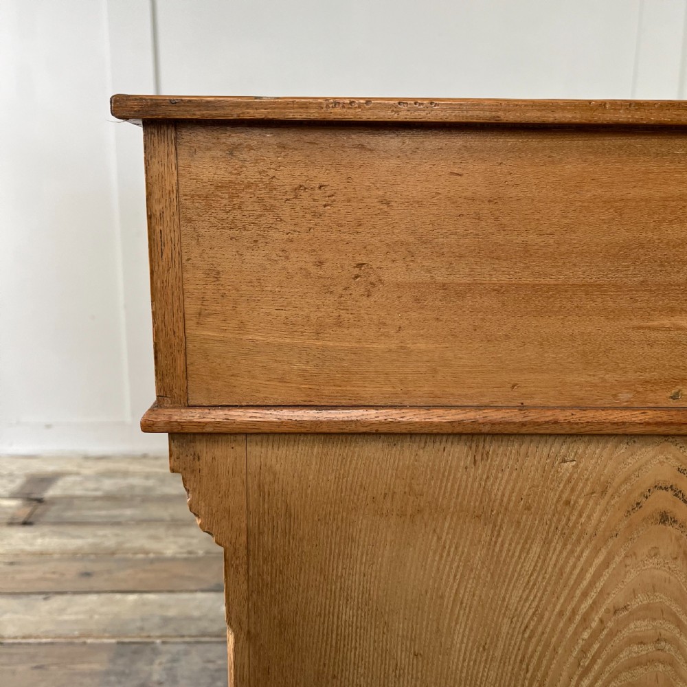 Aesthetic Movement Ash Kneehole Desk View XV