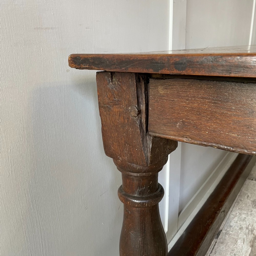 19th C. Oak Hall or Centre Table View IV