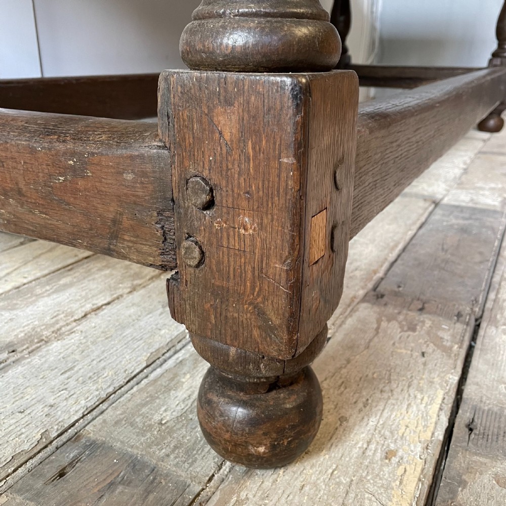 19th C. Oak Hall or Centre Table View V