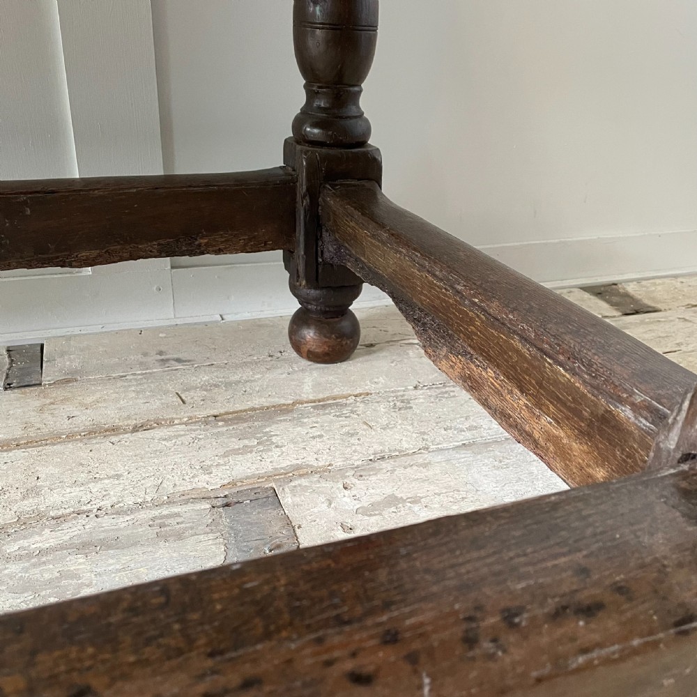 19th C. Oak Hall or Centre Table View VII