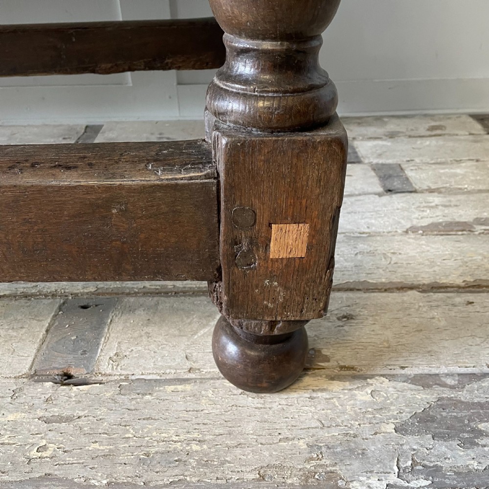 19th C. Oak Hall or Centre Table View VIII