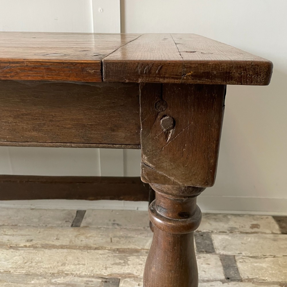 19th C. Oak Hall or Centre Table View IX