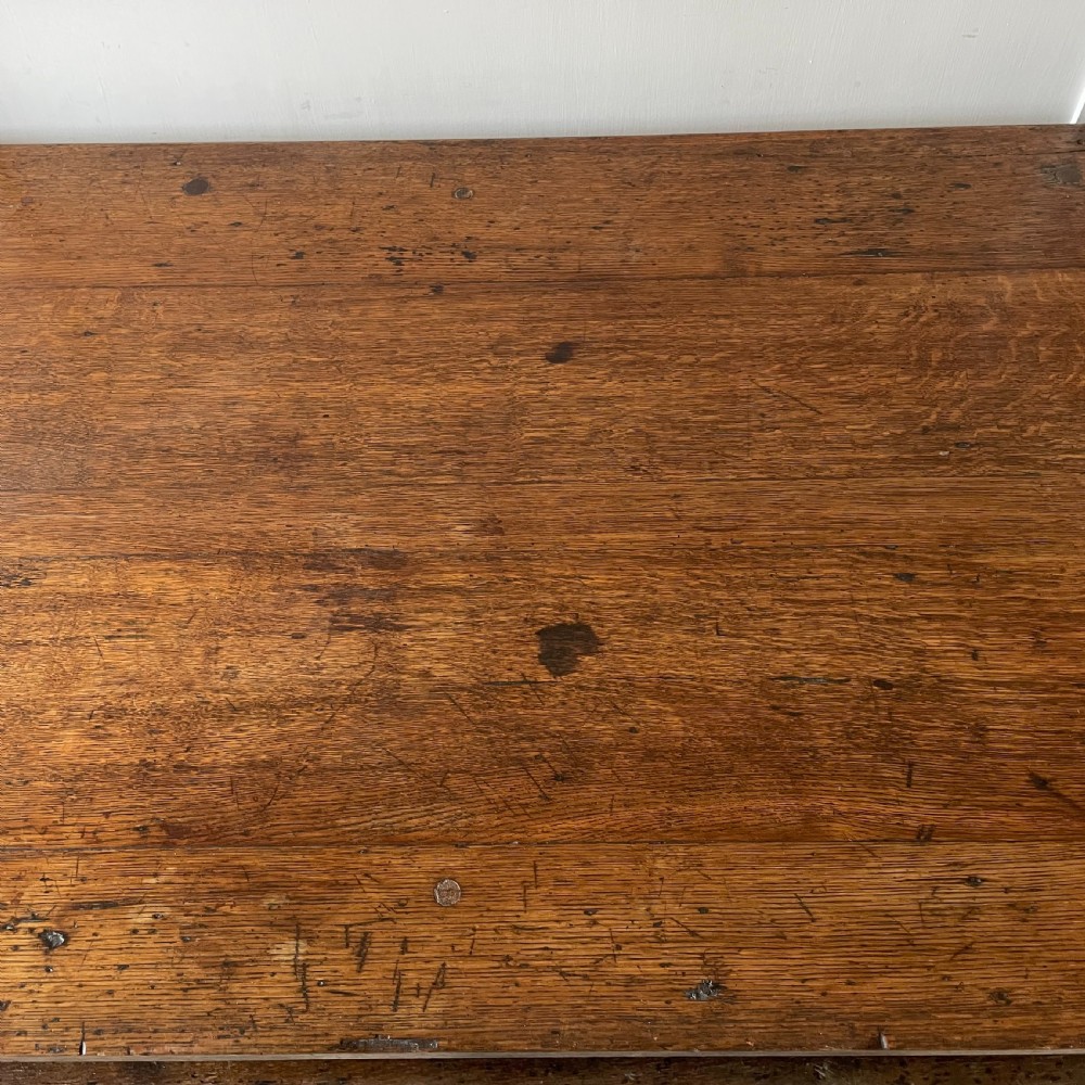 19th C. Oak Hall or Centre Table View XIII