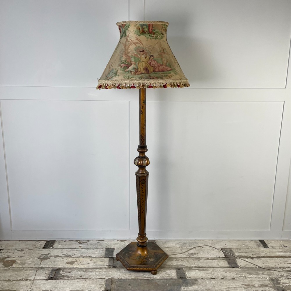 C.1900 Chinoiserie Floor Lamp