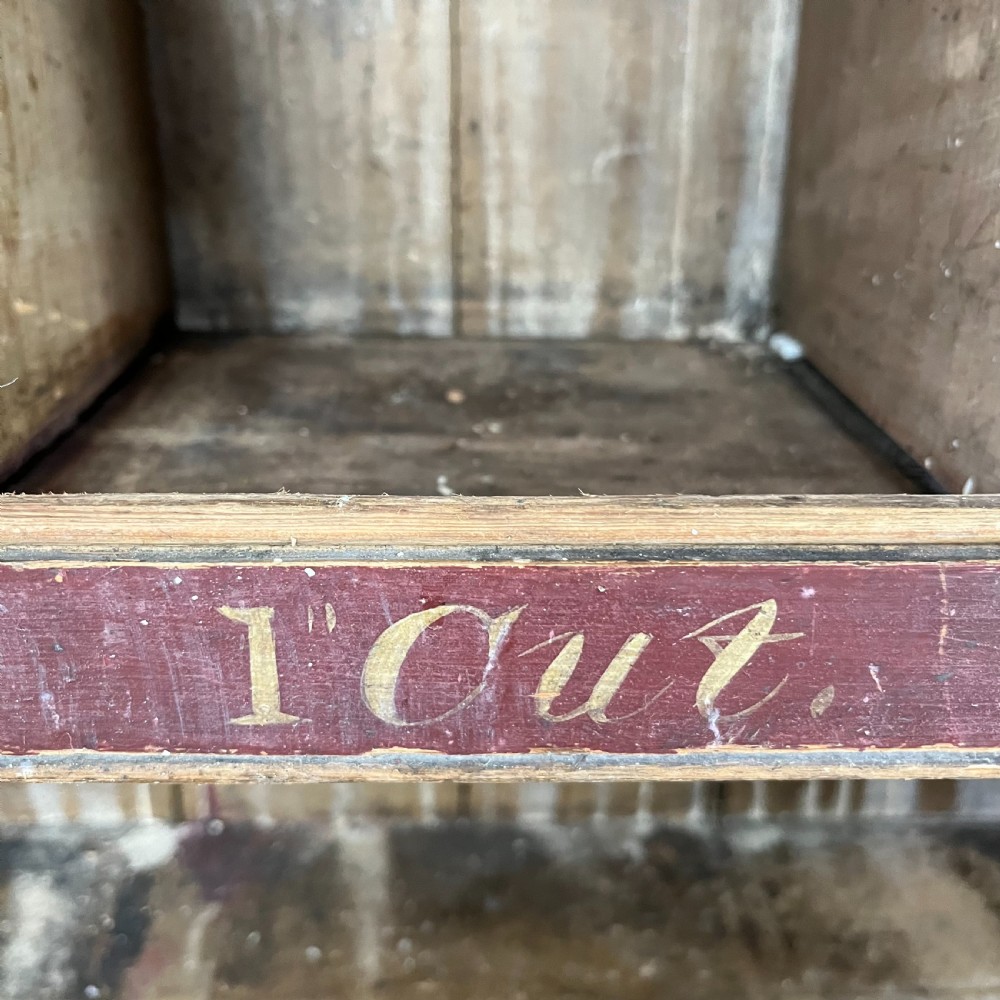 Victorian Painted Pine Railway Cupboard View III