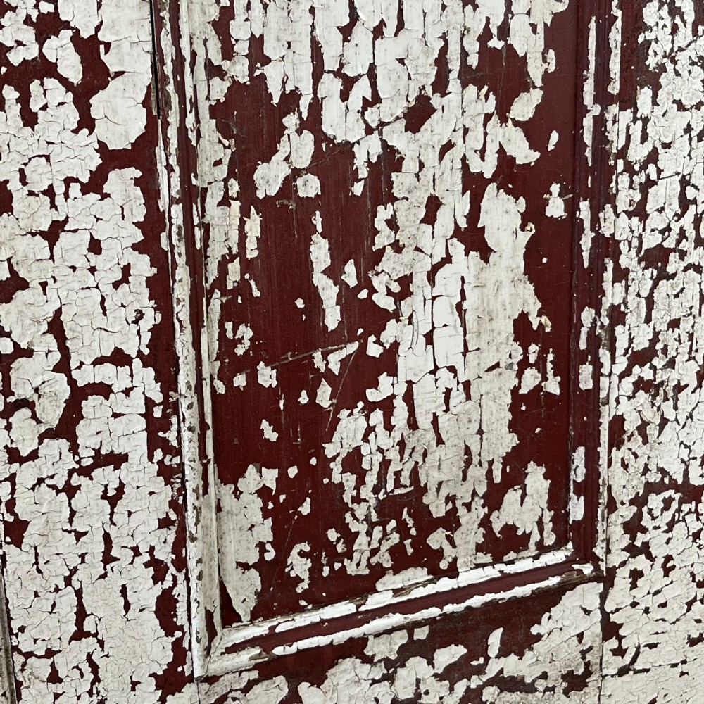 Victorian Painted Pine Railway Cupboard View VIII