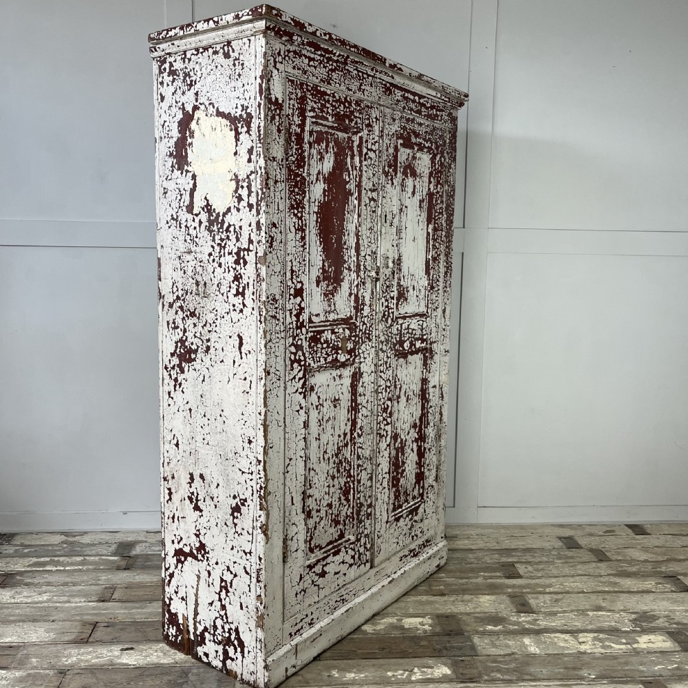 Victorian Painted Pine Railway Cupboard View XII