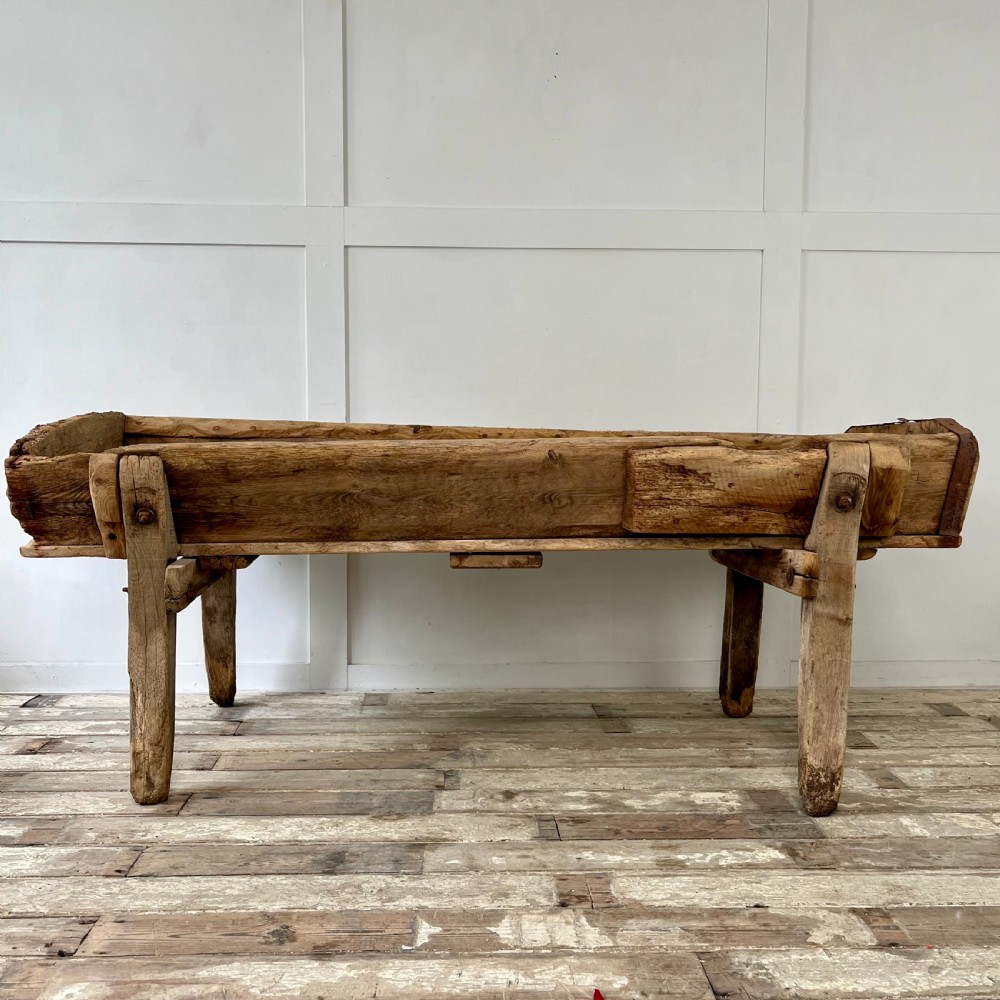 19th C. Oak & Elm Trough View III