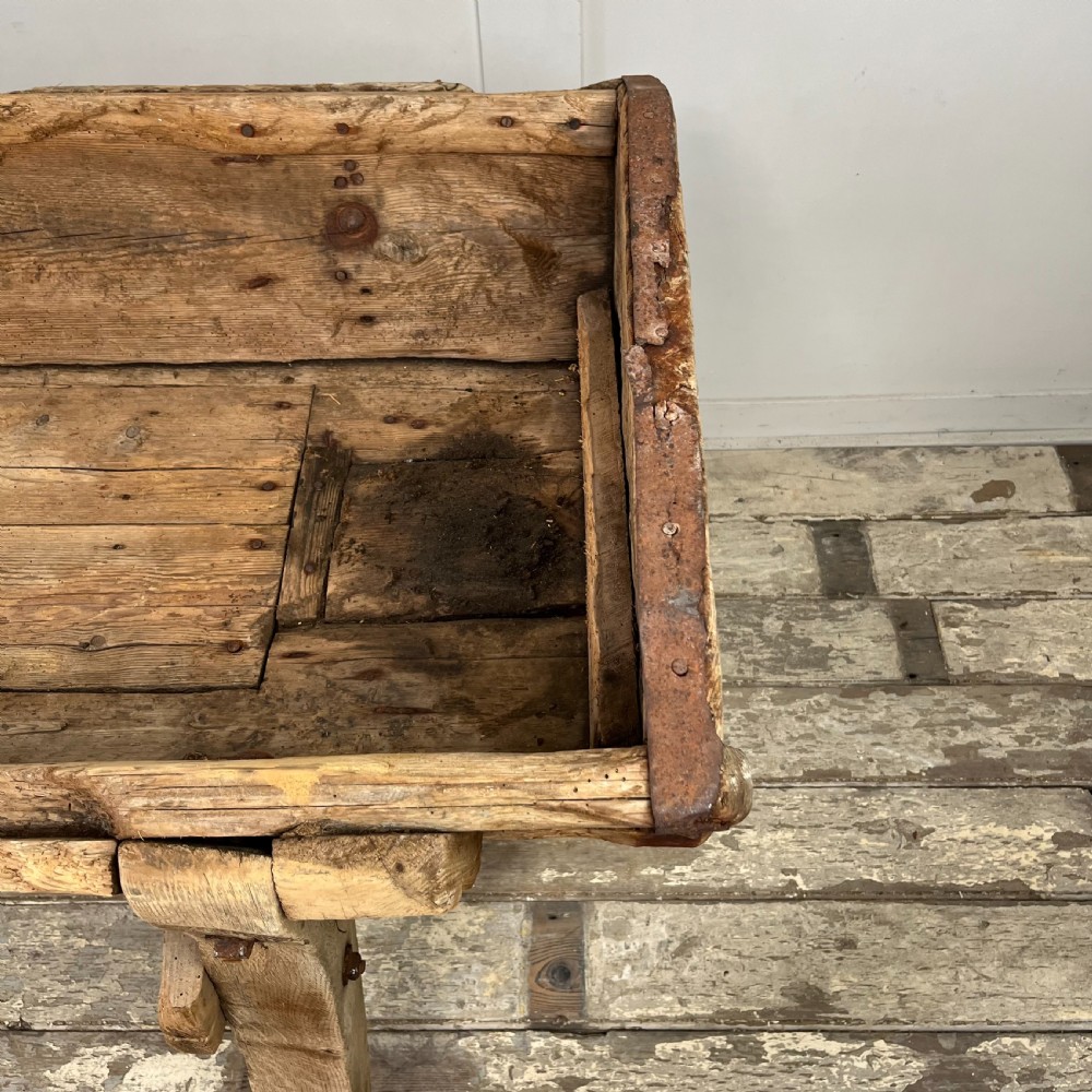 19th C. Oak & Elm Trough View VIII