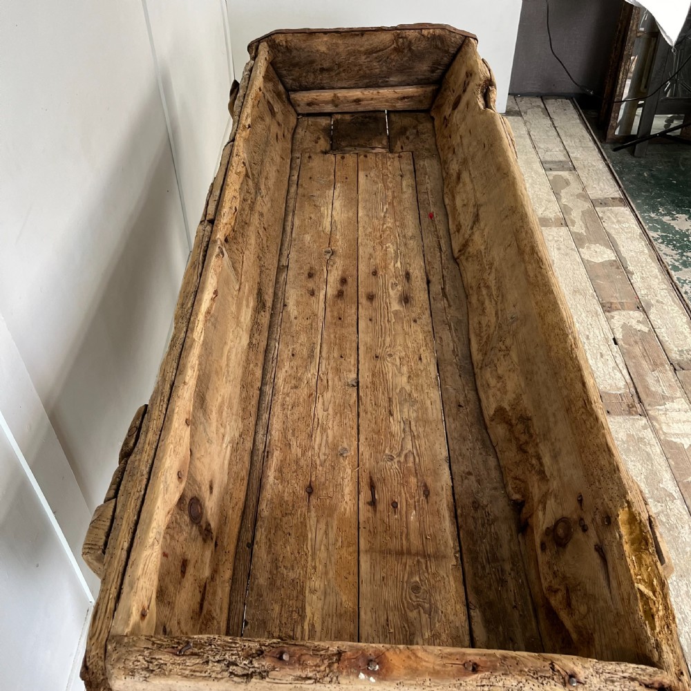 19th C. Oak & Elm Trough View XI