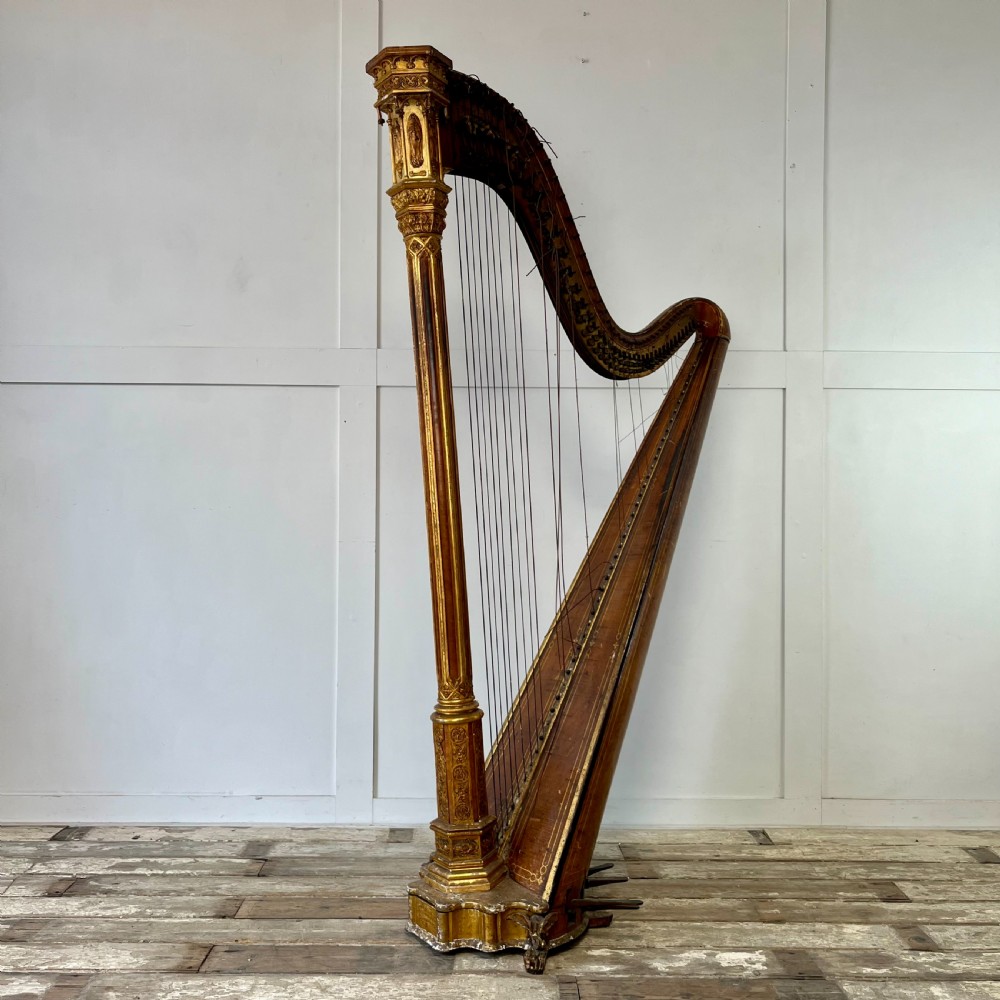 English Regency Harp by Sebastian Erard