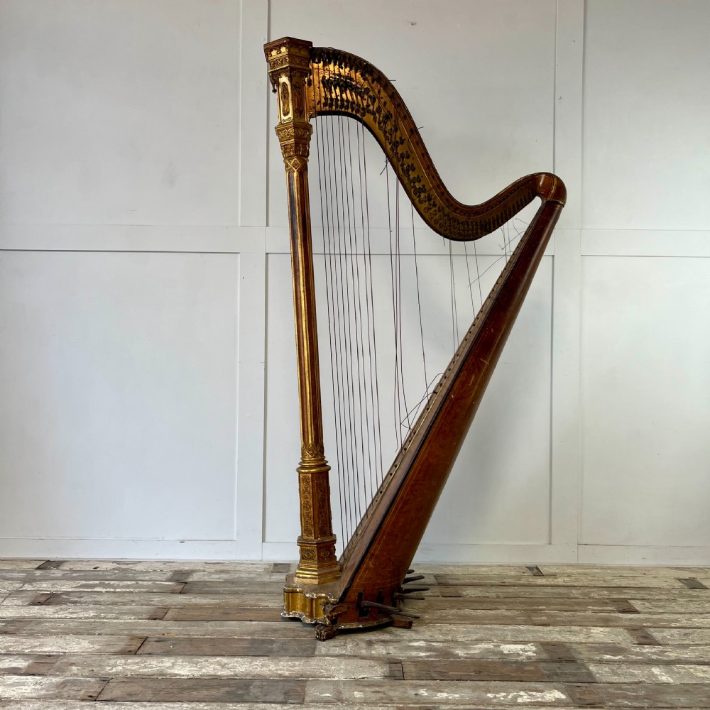 English Regency Harp by Sebastian Erard View II