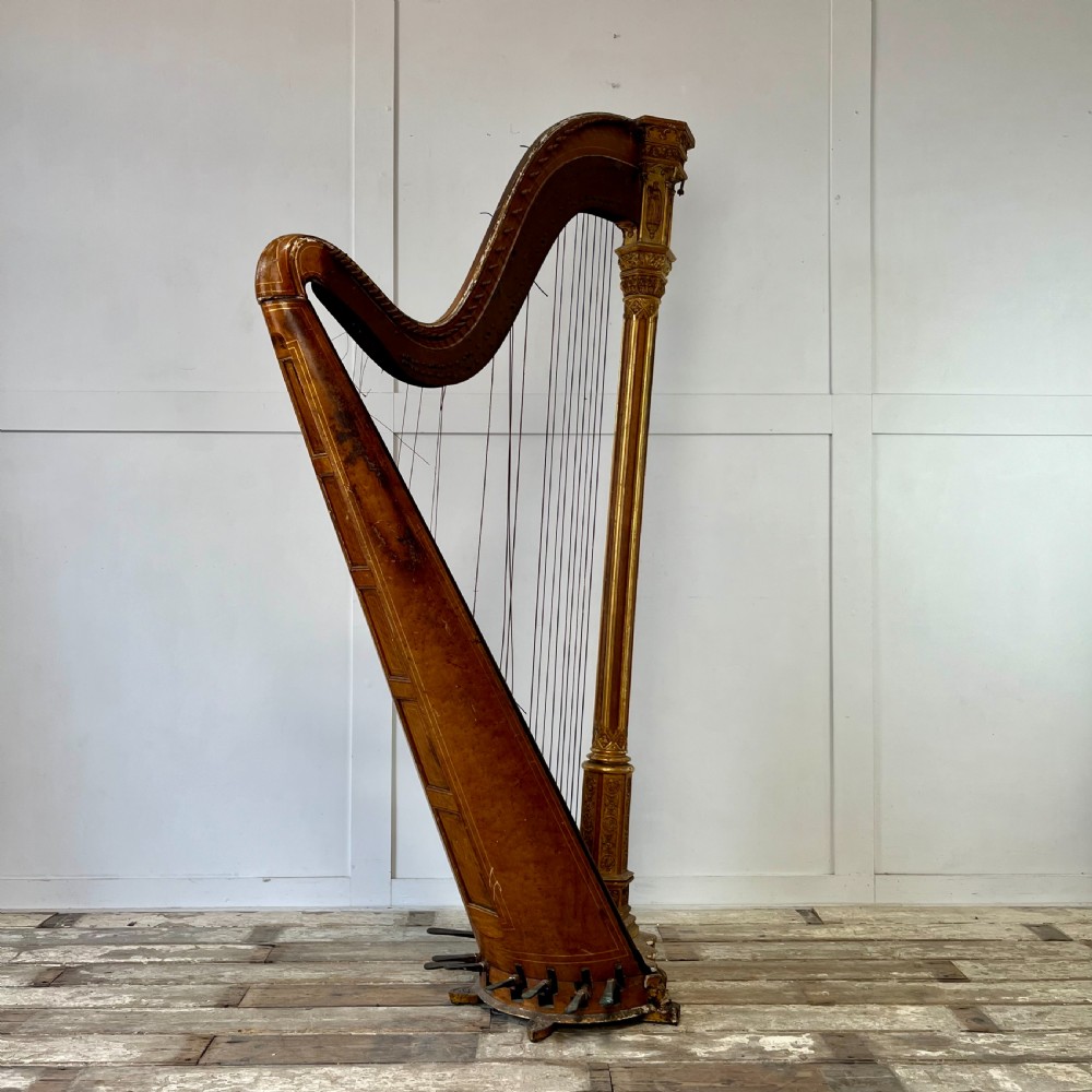 English Regency Harp by Sebastian Erard View VII