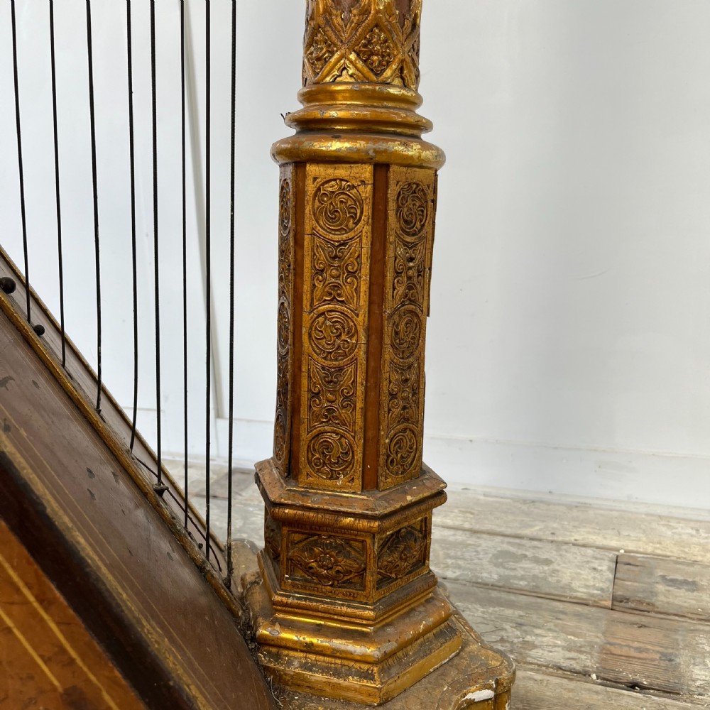 English Regency Harp by Sebastian Erard View VIII