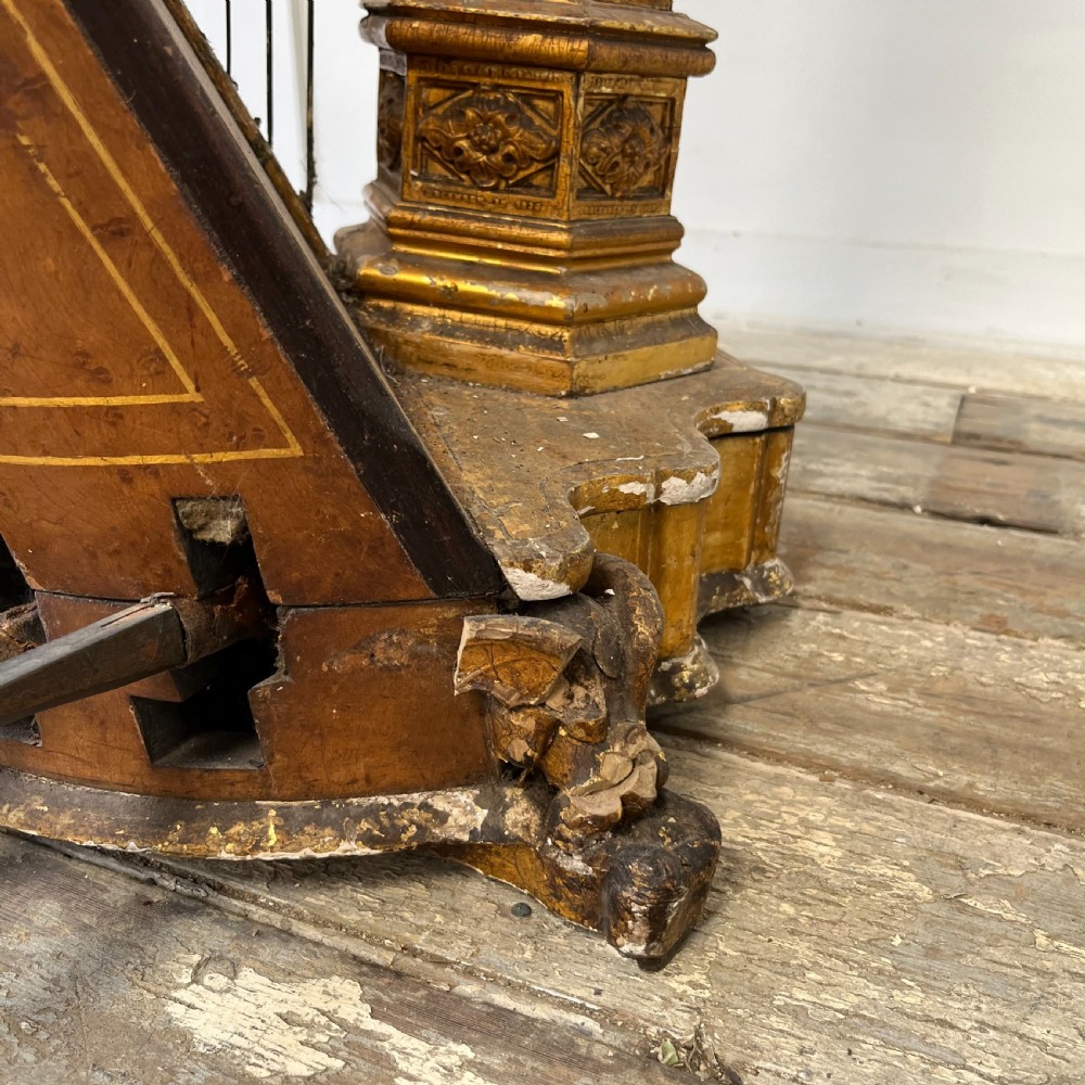 English Regency Harp by Sebastian Erard View IX