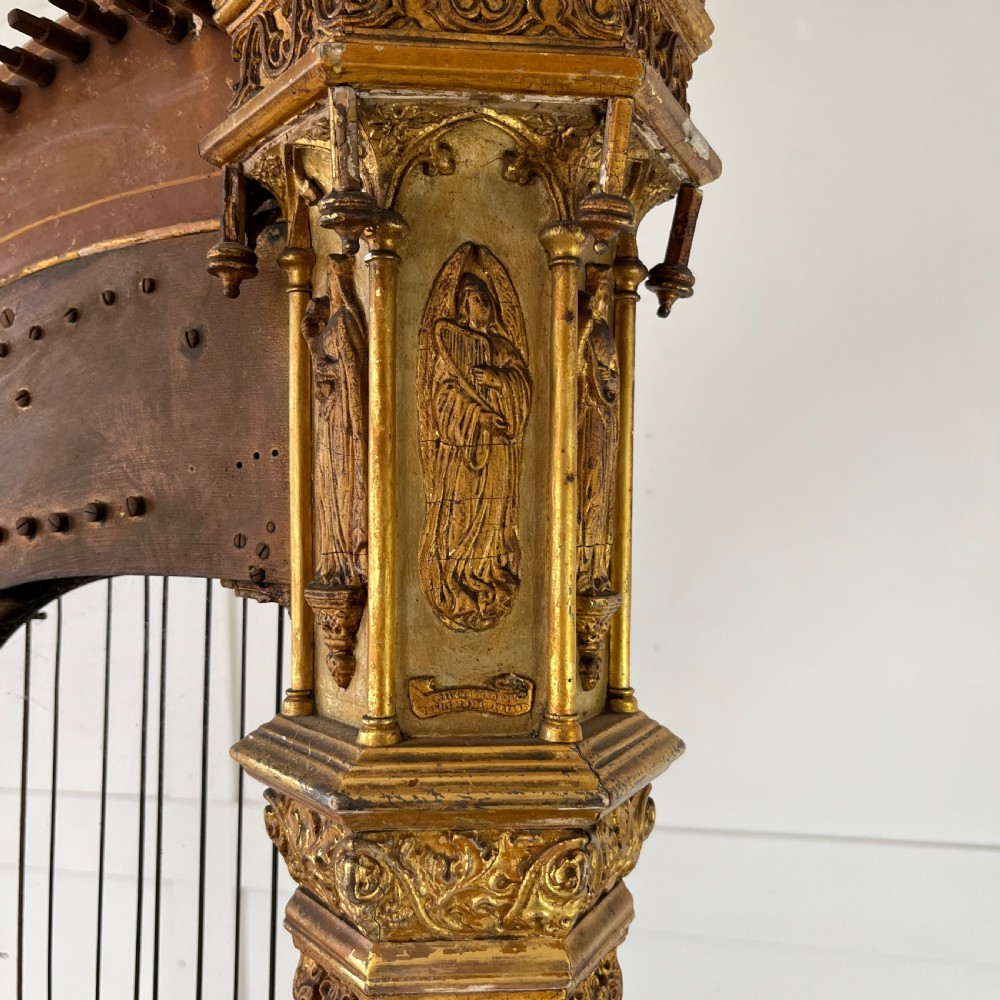 English Regency Harp by Sebastian Erard View XI