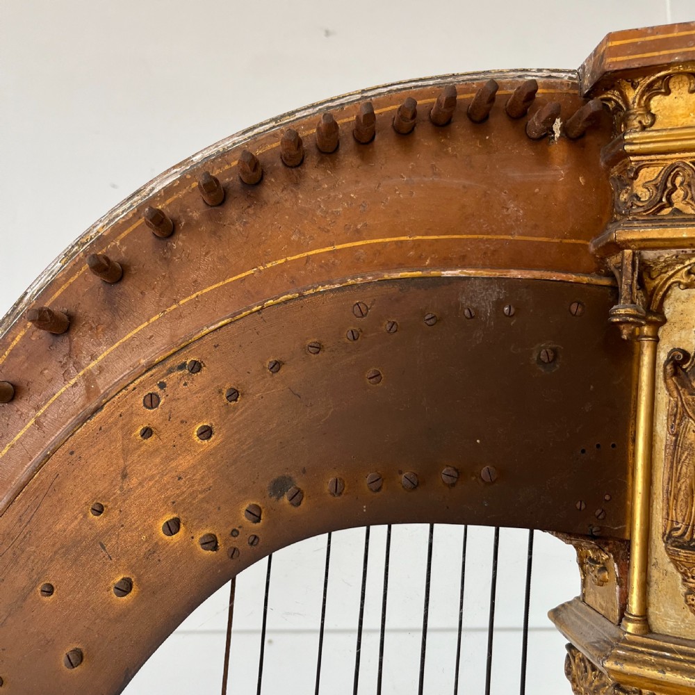 English Regency Harp by Sebastian Erard View XIII