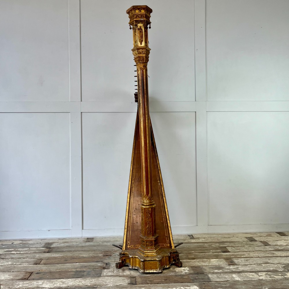 English Regency Harp by Sebastian Erard View XVI