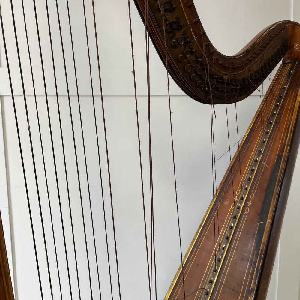 English Regency Harp by Sebastian Erard View XXIV