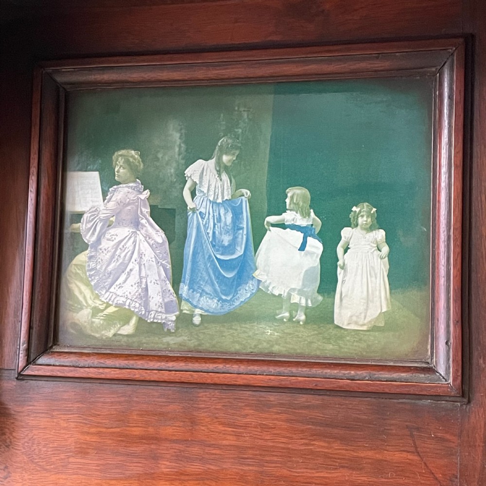Edwardian Mahogany Over Mantel Mirror View VII