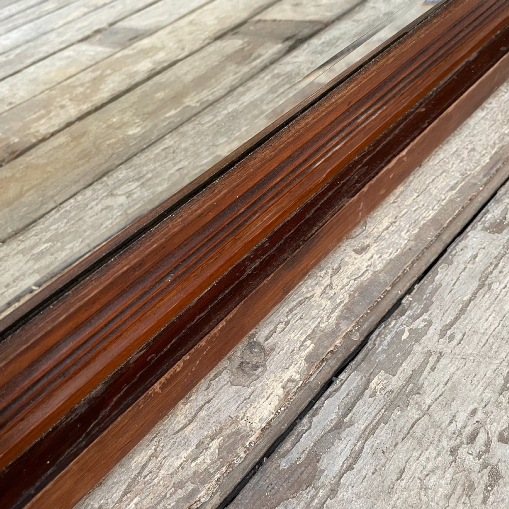 Edwardian Mahogany Overmantel Mirror View V