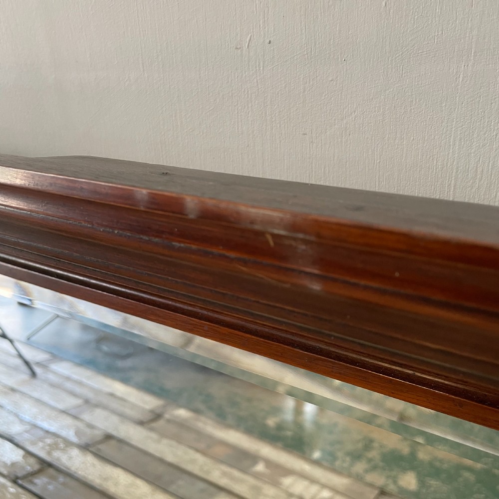 Edwardian Mahogany Overmantel Mirror View VIII
